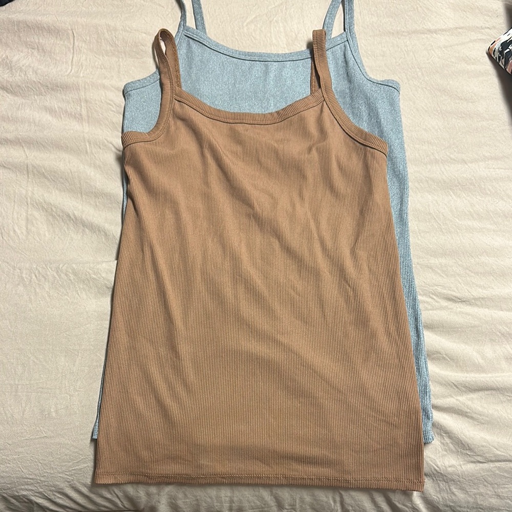 Scoop Neck Multicolored Sleeveless Camisole